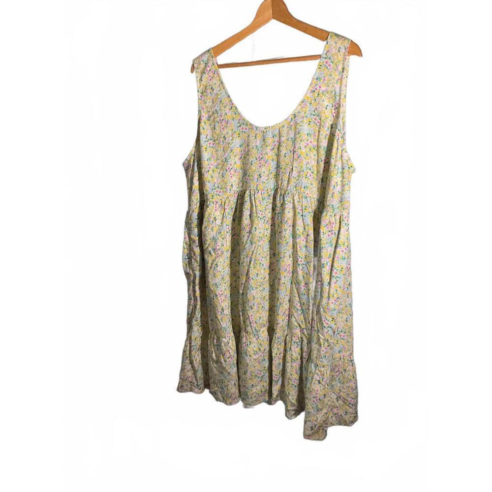 Torrid Sleeveless Tiered  Floral Print Dress 2X NWT